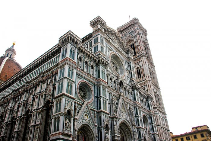 The Facade Of The Florence Cathedral In Florence Italy