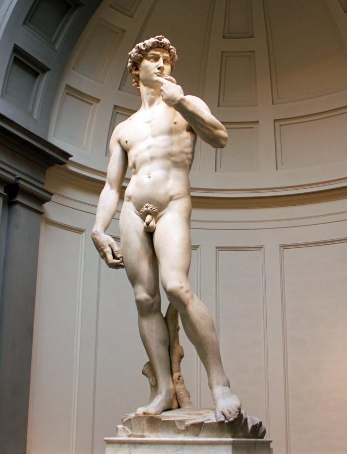 Michelangelo David Sculpture In Florence Italy