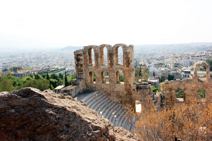 The Oden Of Herodes Atticus In Athens