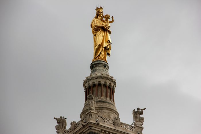 The Virgin And Child Of The Notre Dame De La Garde In Marseille