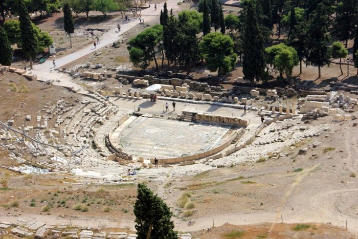The Theatre Of Dionysus Eleuthereus In Athens