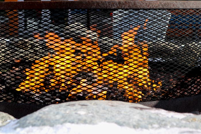 Fire Pit Closeup