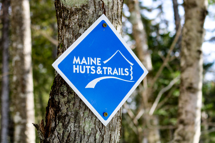 Maine Huts And Trails Sign
