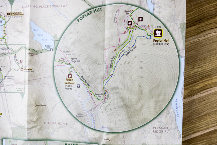 Poplar Hut Trail Map