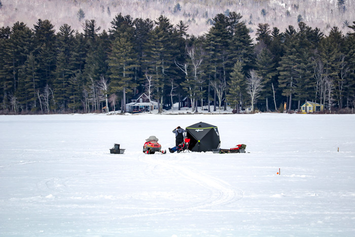 Ice Fishing In Maine