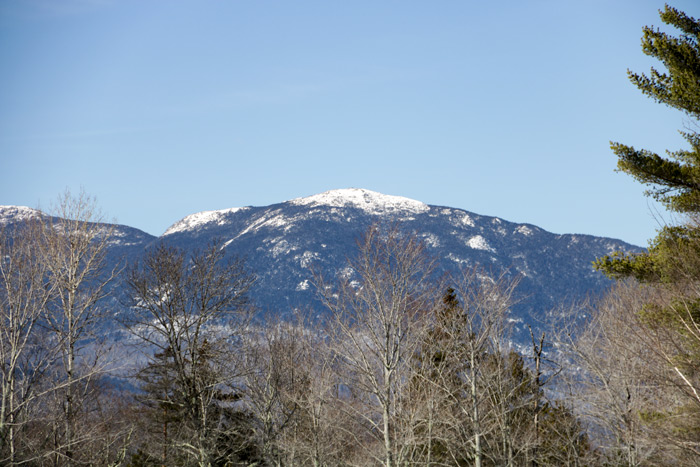 Snow Covered Bigelow Mountain Preserve
