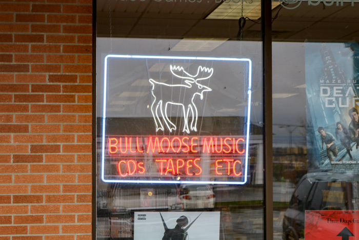 Bull Moose Music Neon Sign