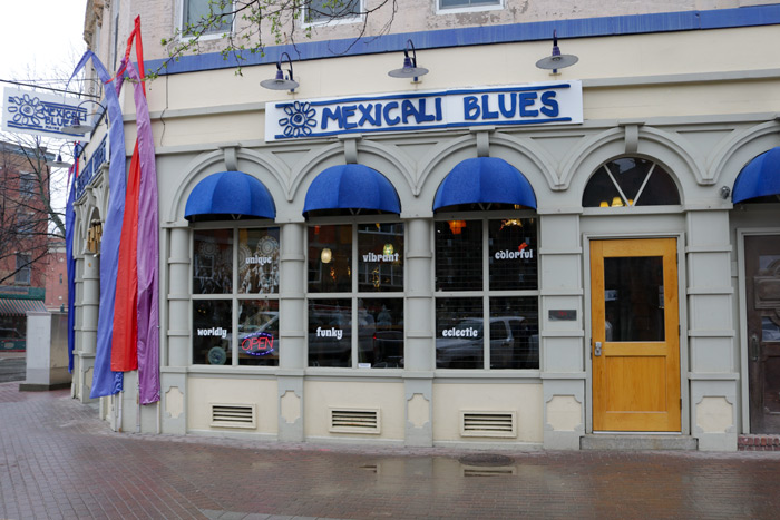 Mexicali Blues Storefront In Bangor, Maine