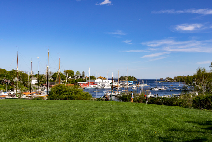 A View Of Camden Harbor From Camden Public Library