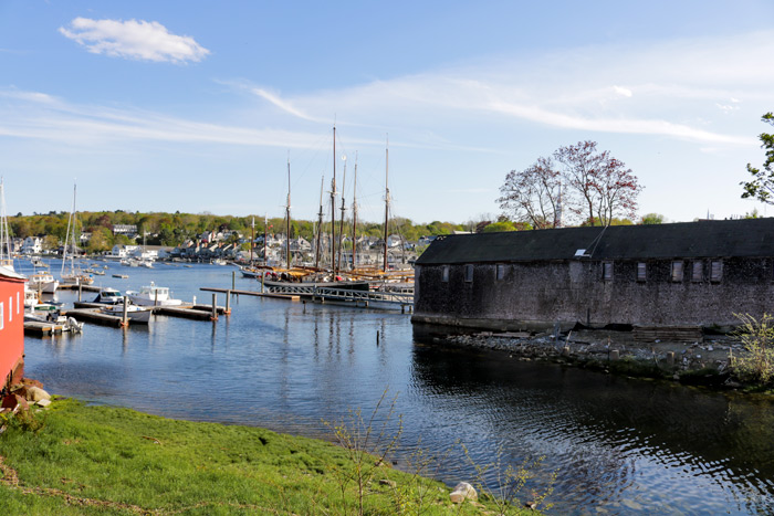 Camden Harbor In Maine
