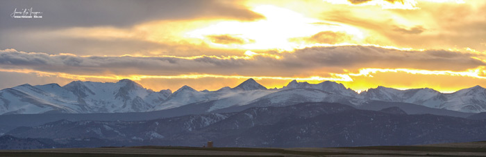 Colorado Front Range Panorama Gold