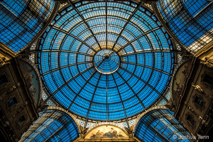 Dome In Blue Glass
