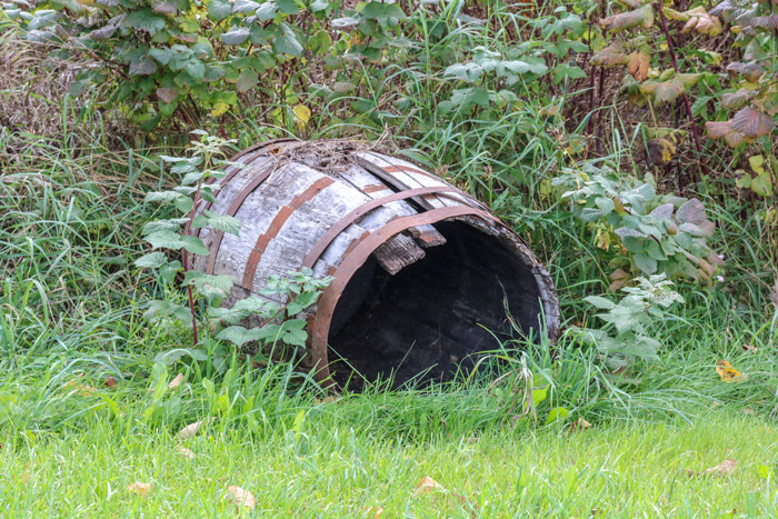 An Old Wooden Barrel
