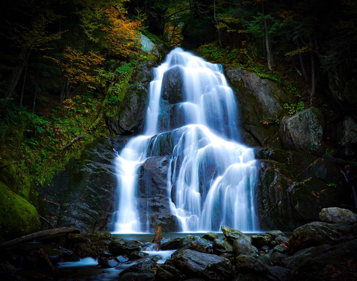 An Autumn Waterfall