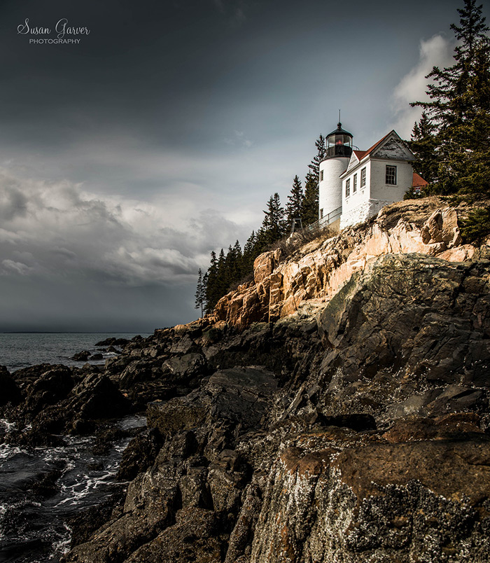 Bar Harbor Lighthouse In Maine