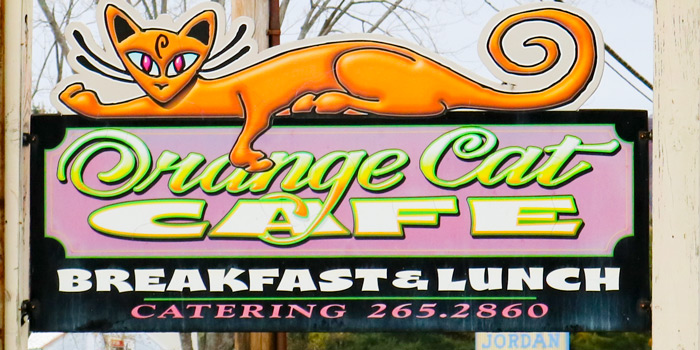 Orange Cat Cafe Entrance