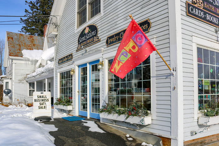 Scentsations Store Front In Kingfield Maine