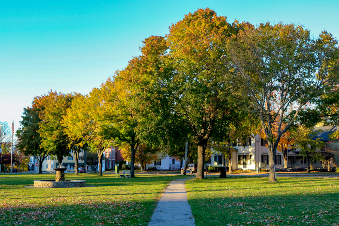 Bethel Common During The Fall