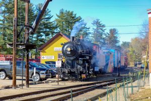 Visiting the Conway Scenic Railroad Station in North Conway, New Hampshire