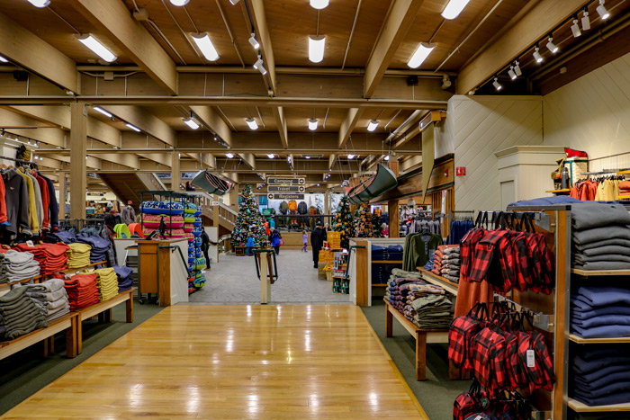 The Inside Of The L.L. Bean Store