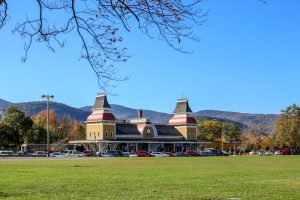 Visiting the Conway Scenic Railroad Station in North Conway, New Hampshire