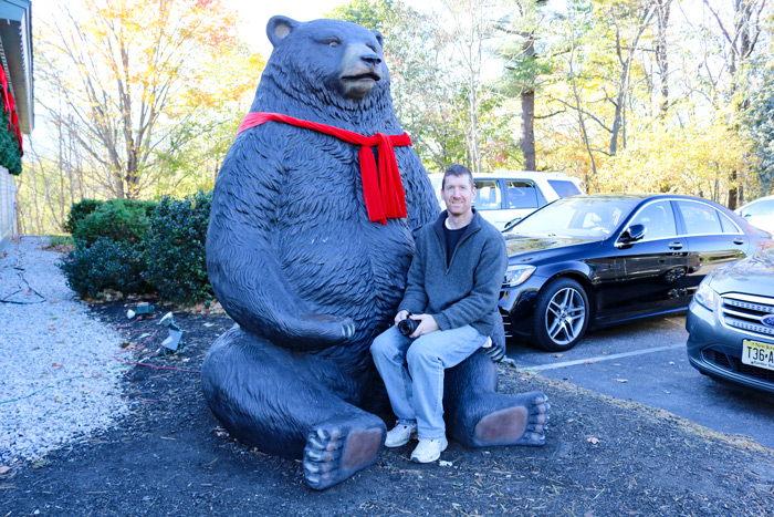 Posing With A Bear