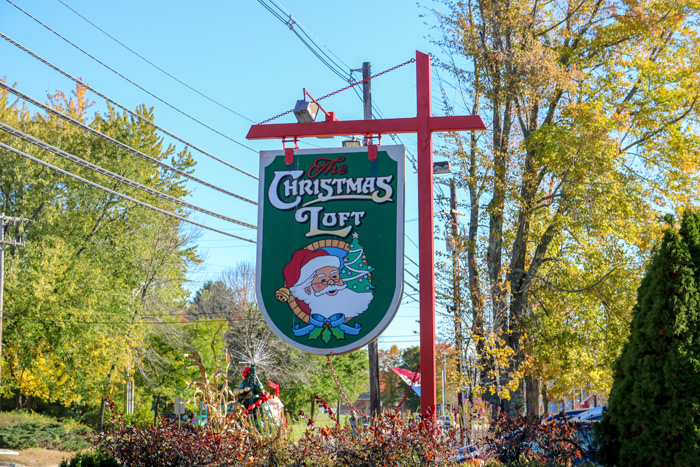 The Christmas Loft Sign