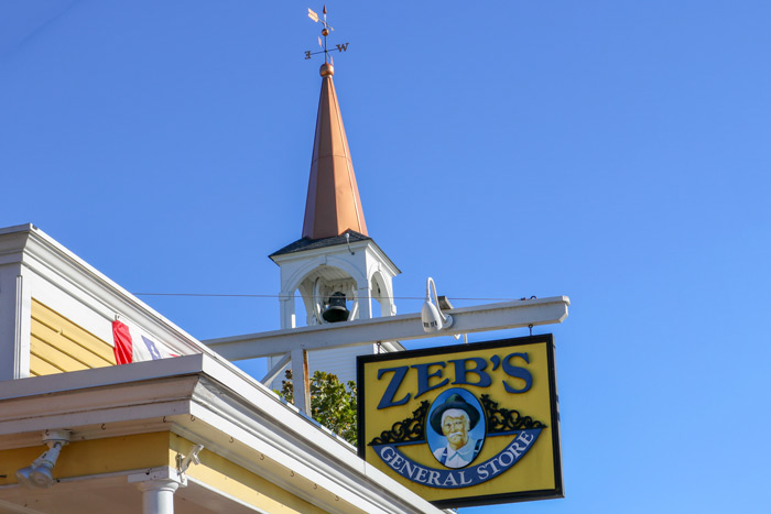 Zebs General Store Sign