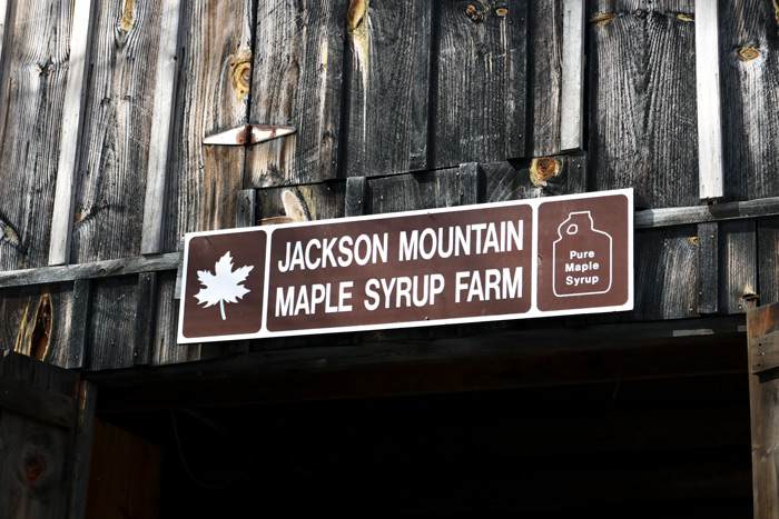 Jackson Mountain Maple Syrup Sign