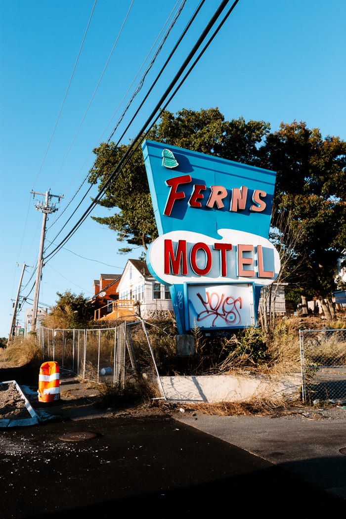 Ferns Motel Sign