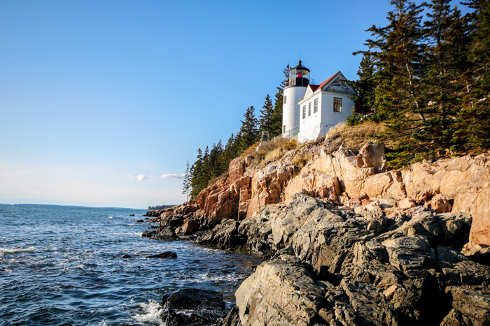 Lighthouse In Maine