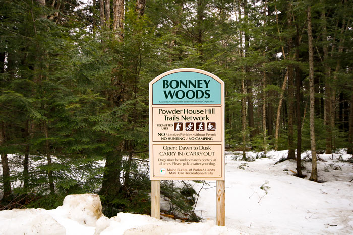 Bonney Woods Sign