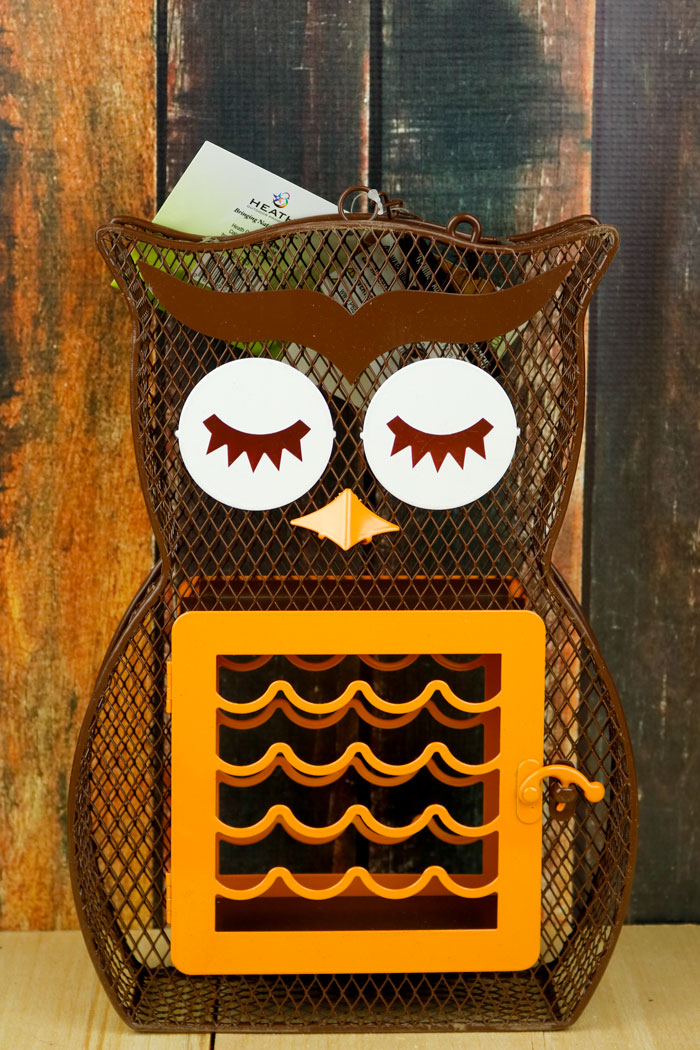 Owl Feeder Front