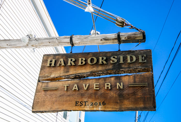Harborside Tavern Sign