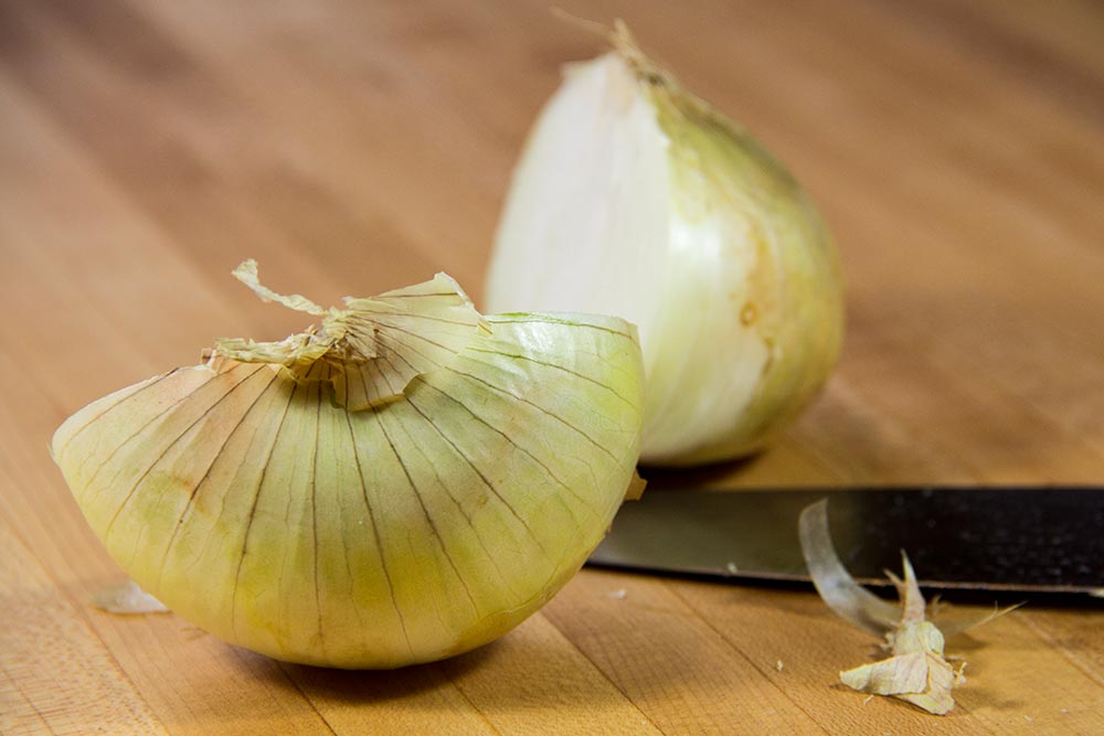 Onion Cut in Half