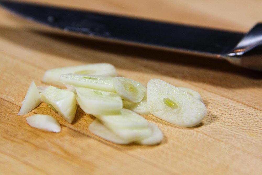 Sliced Garlic Clove