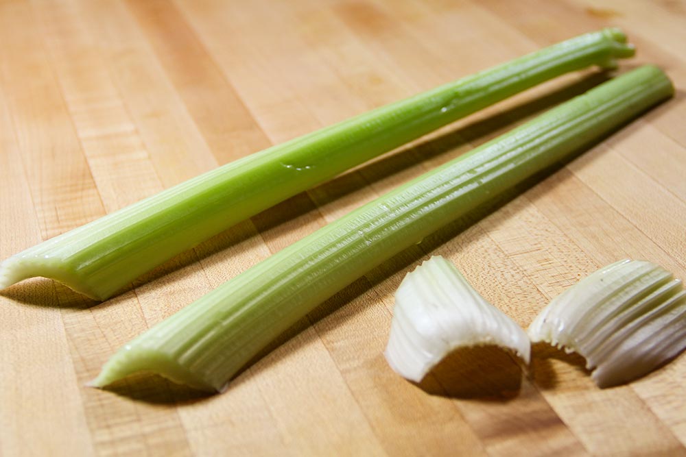 Trimmed Celery