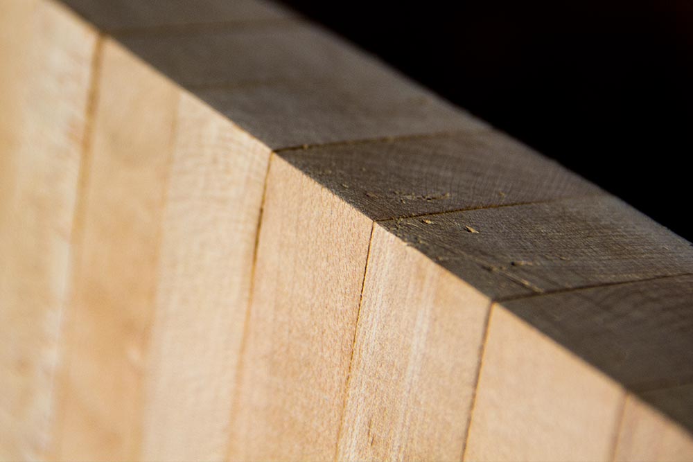 Wooden Cutting Board Split Ends