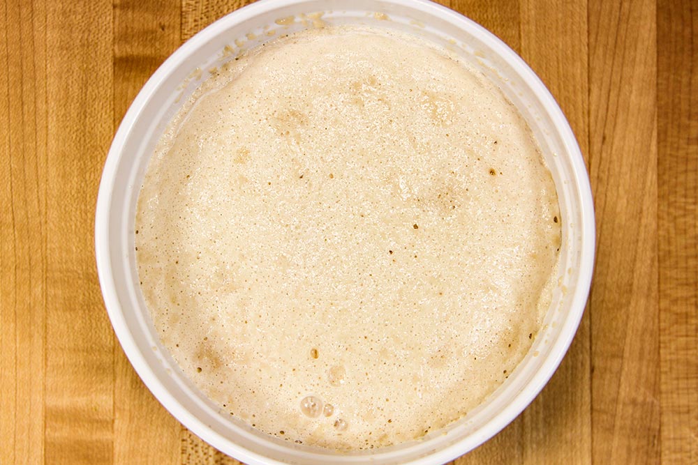Activating Active Dry Yeast in Bowl