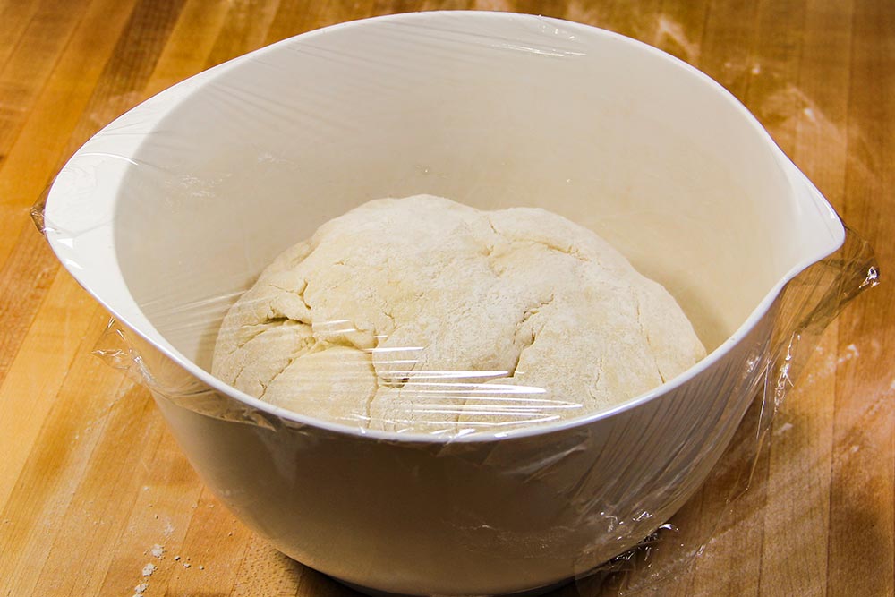 Bread Dough Rising in Bowl