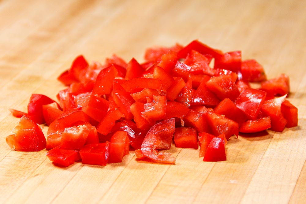 Chopped Red Bell Pepper