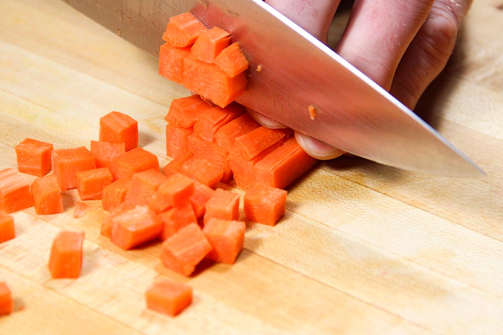 Chopping a Carrot