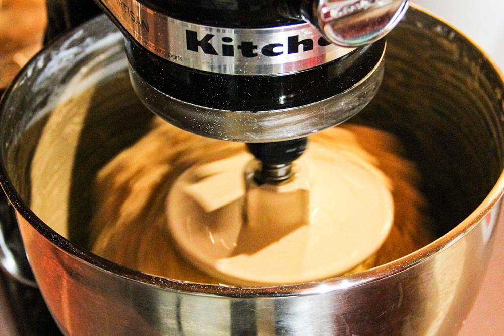 Mixing Dough in KitchenAid Mixer