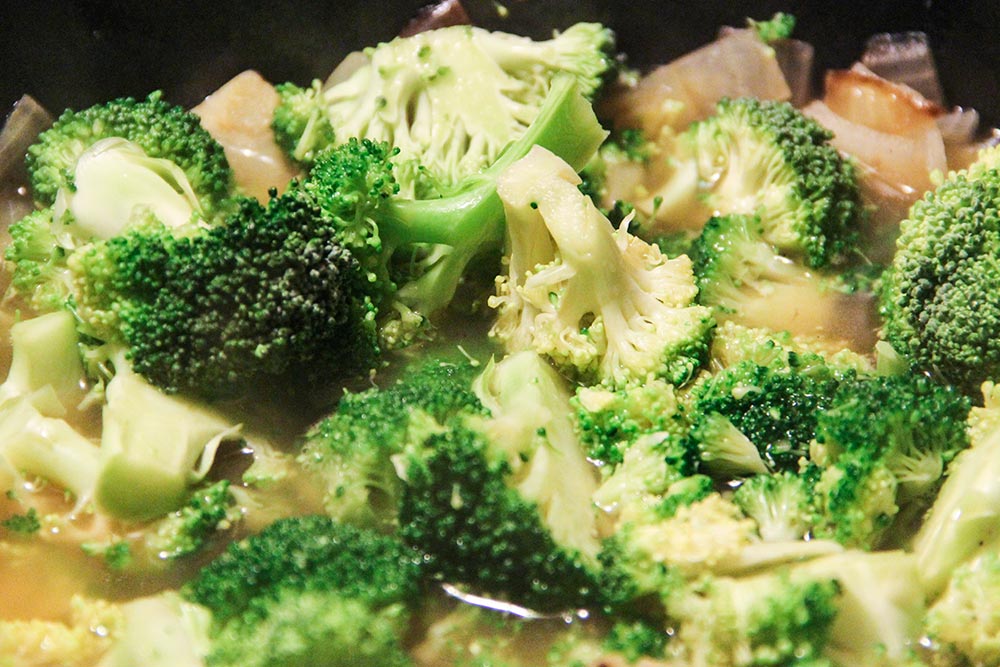 Simmering Cream of Broccoli Soup